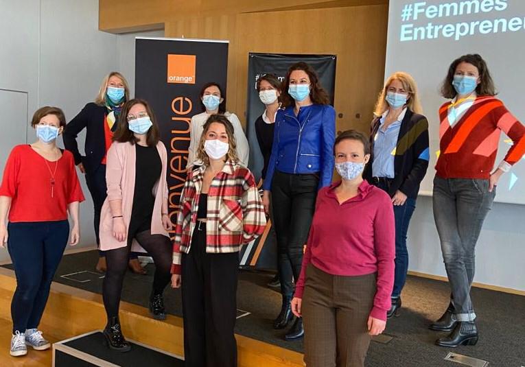 OrangePaysLoire's tweet photo. @JacobsPierre @Orange_France @etchoungui @levugaelle @OrangeRSE Pour la saison 3 de #FemmesEntrepreneuses #Orange_GrandOuest, Patricia, Clémence, Salomé, @PascaleMelka1, Laure, Claire, Karin, Claire, Manuella, Mégane et Julie vont bénéficier d'un programme d'accompagnement d'une trentaine d'ateliers et de conférences https://t.co/dbhsVllZW3