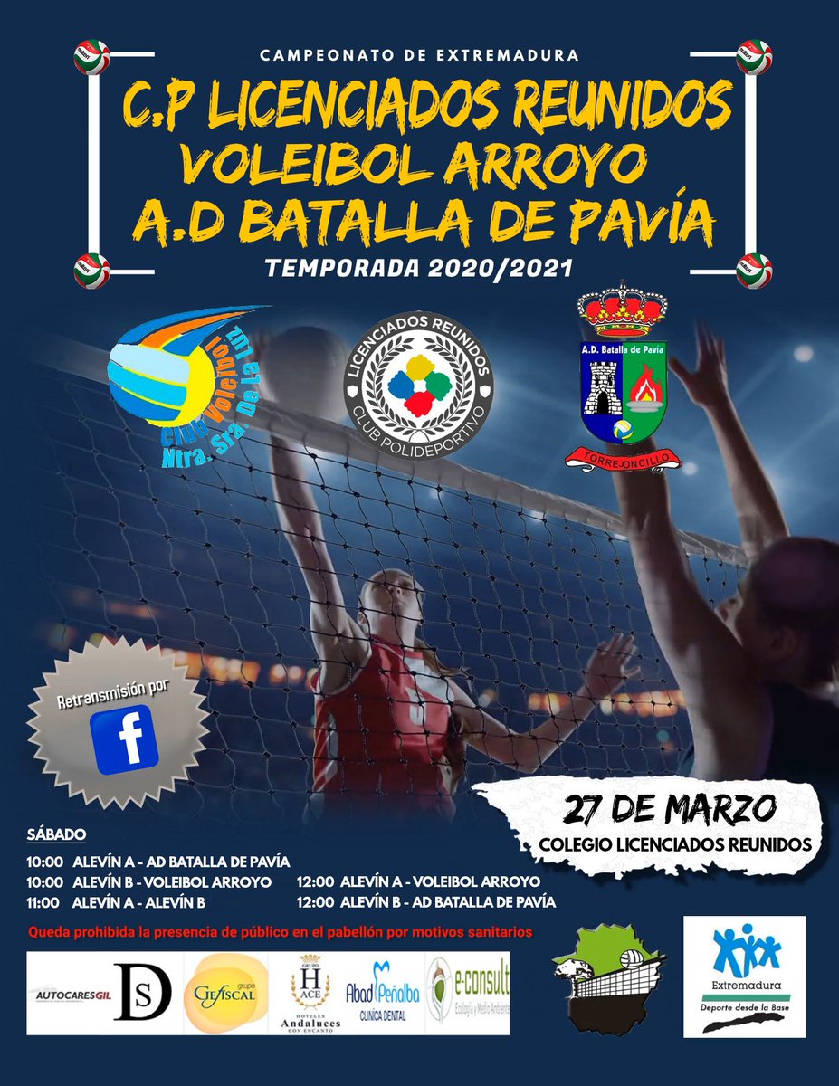 cplicen's tweet photo. PARTIDOS DEL FIN DE SEMANA‼️

#SomosVoleibol #VoleyLicen https://t.co/4bLQT295Ox