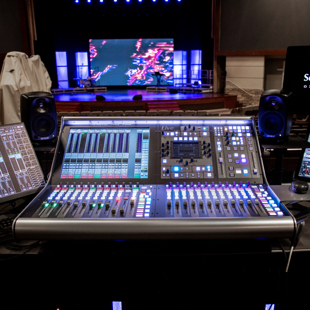 solidstatelogic's tweet photo. Houston’s Sagemont Church Upgrades to Solid State Logic L350  Console

“The front end, the conversion, the summing and the processing are just better than anything I’ve ever used"

Full story: https://t.co/ohQ2Hlfv8I 

#SSL #SSLLive #SolidStateLogic #ChurchSound #HOW https://t.co/8WL2yUF2dq
