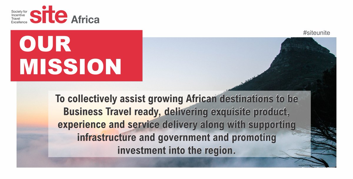 site_africa's tweet photo. #SITEprofs #eventprofs #meetingprofs #incentiveprofs #destinationprofs #siteunite #siteafrica #incentivetravelexcellence #safetravels https://t.co/699B6oCAk0