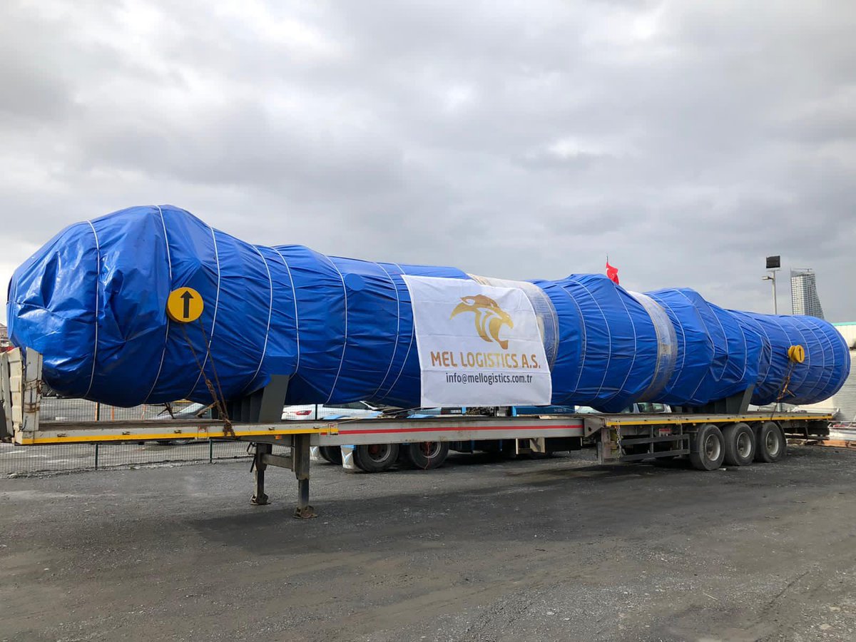 mellogistics's tweet photo. DEODORIZER TOWER Transport Istanbul ->>>> Ruse BG
Long Boy is on the way...... 2079 x 279 x 333cm #logistics #transportation #freight #freighrforwarder #mellogistic https://t.co/eGRYZ3epxC