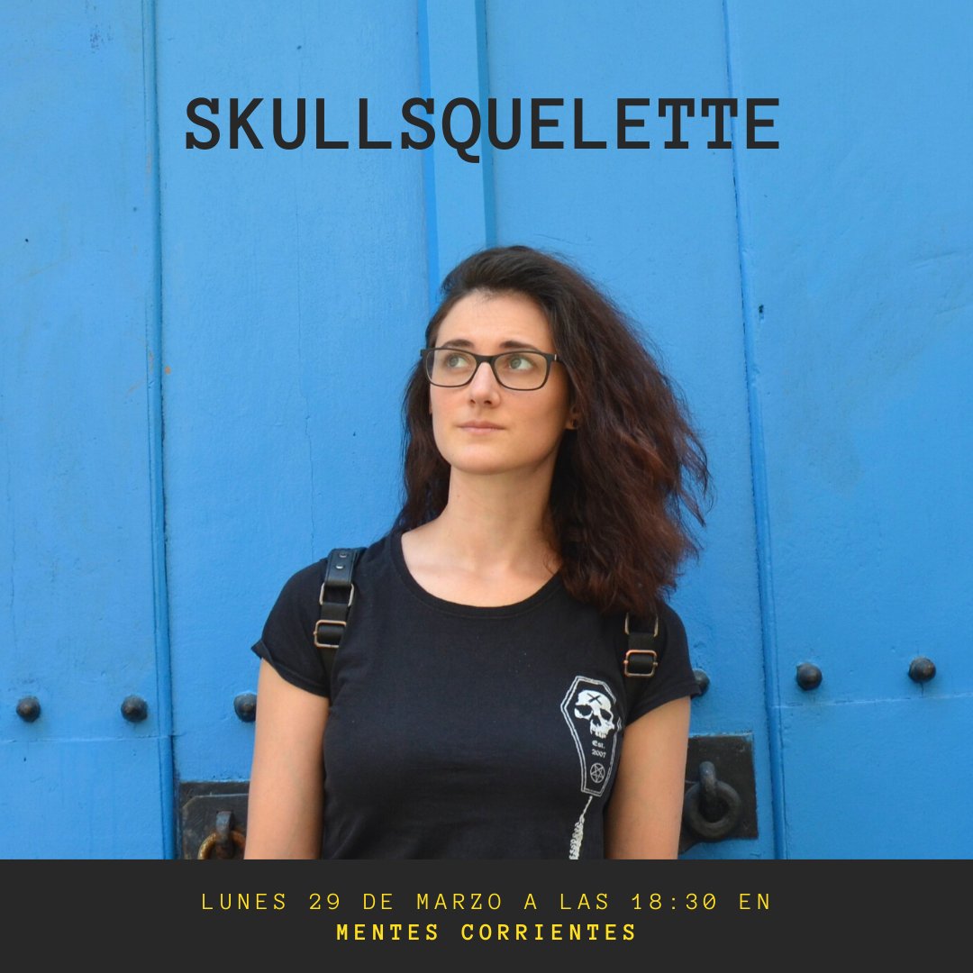 corrientemente's tweet photo. El lunes estaremos con la artista @skullsquelette en el programa.

¡No te lo pierdas! https://t.co/IReaETLqqi