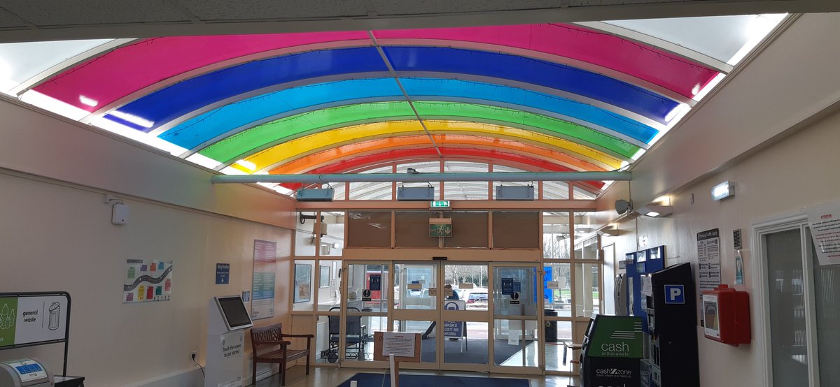 Look how much these rainbows brighten up our hospital sites!

These can now be seen by the entrance to the University Hospital of Hartlepool and the long corridor near to the south wing at the University Hospital of North Tees.

A symbol of memory and hope.