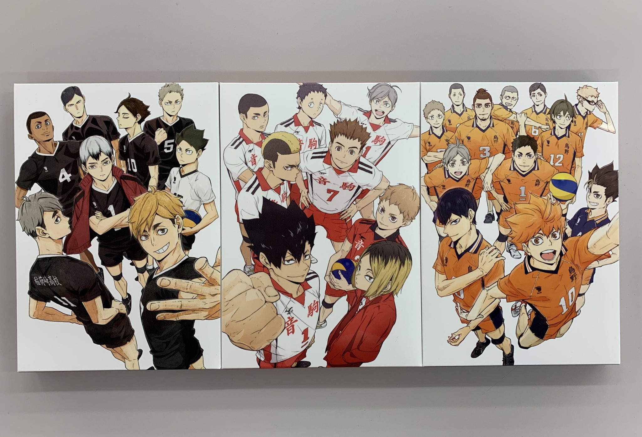 アニメ ハイキュー 4月21日 水 発売 ハイキュー To The Top Blu Ray Dvd Vol 6ジャケットが届きました キャラクターデザイン 岸田隆宏さん描き下ろしのジャケットはvol 4 Vol 5 Vol 6と並べると圧巻です ぜひお手に取ってください アニメ ハイキュー 4月21日 水 発売 ハイキュー To The Top Blu Ray Dvd Vol 6ジャケットが届きました キャラクターデザイン 岸田隆宏さん描き下ろしのジャケットはvol 4 Vol 5 Vol 6と並べると圧巻です ぜひお手に取ってください