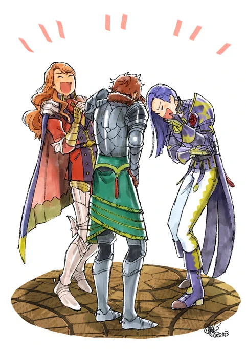 全員がツボに入った三貴族 #FE3H #FE風花雪月 