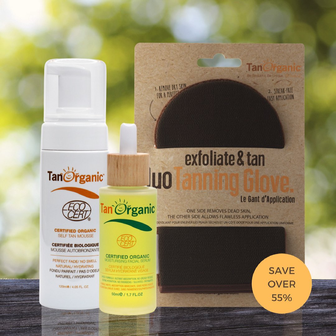 🌷Special offer alert 🌷

Glow into Spring and save over 55% with the Start of Spring bundle offer 🤩

Worth €67, Now €29.99 😱 That’s 3 products for the price of 1 🚨

Included in the bundle is... 
✨ Self-tan Mousse
✨ Moisturising Facial Serum 
✨ Tan &amp; Exfoliate Duo Glove