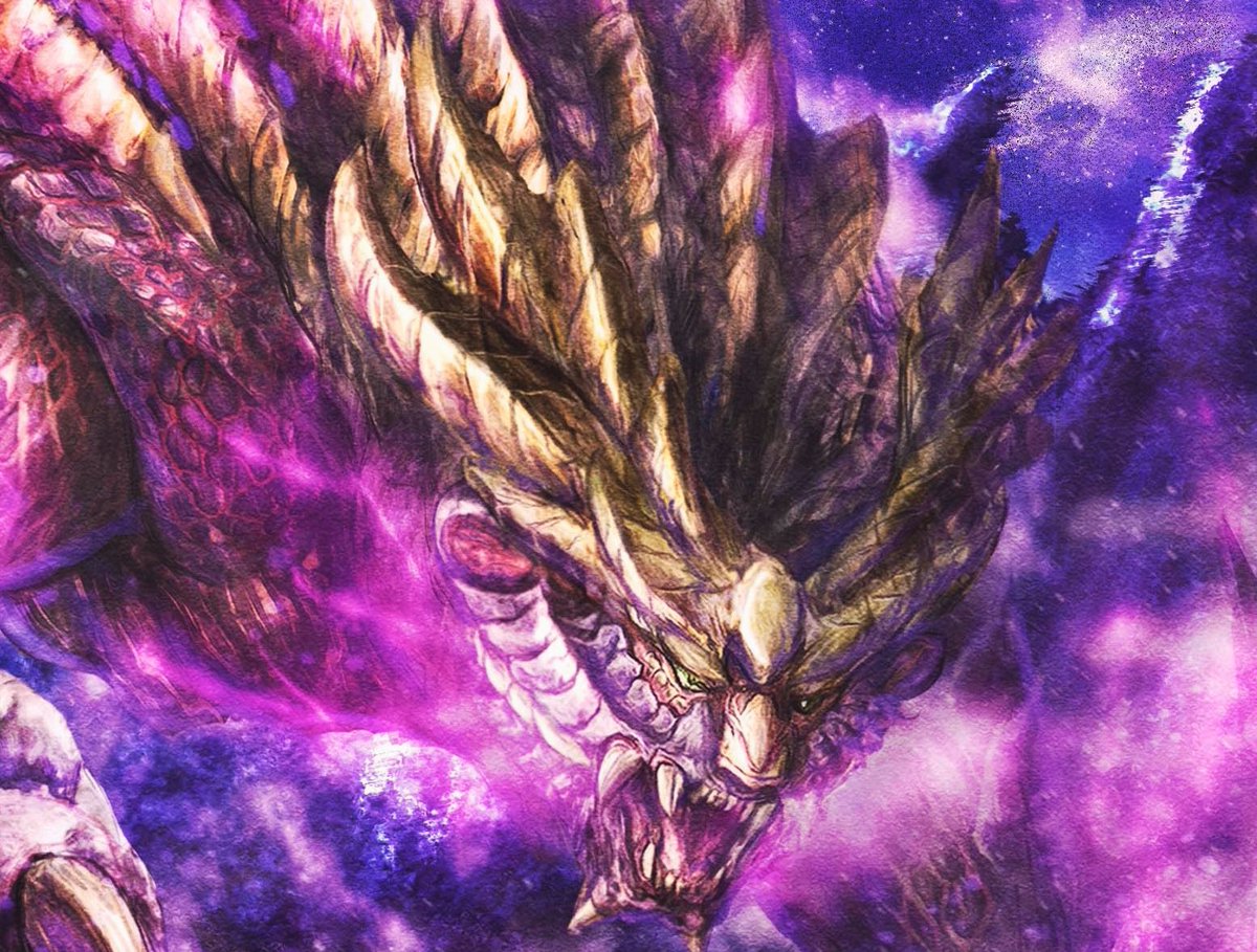 ロブジャ お仕事募集中 S Tweet 怨虎竜 マガイマガド イラスト モンハンライズ Mhrise Monsterhunter Trendsmap