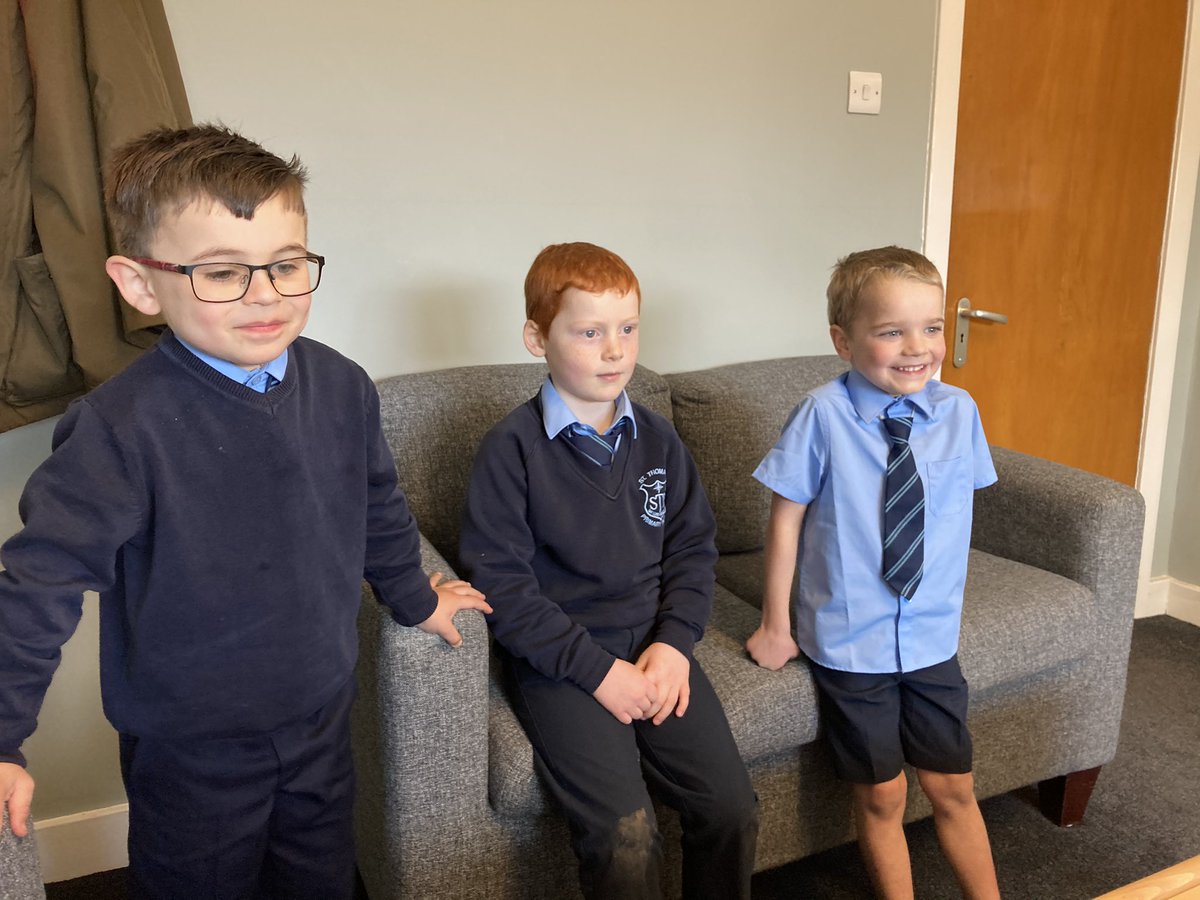 St_Thomas_ERC's tweet photo. Capital letters, finger spaces and full stops! Look at this very high standard of writing from our Primary 1 children. Transferring their spelling into a sentence. Well done boys. 👍 #dictation #sharingsucess https://t.co/T74N2iPAh4