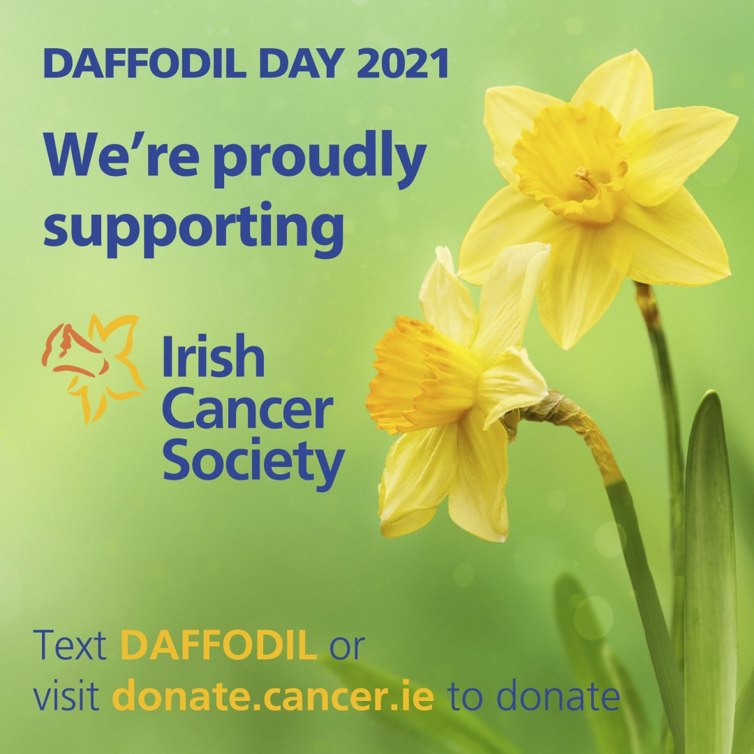DesignitCC's tweet photo. Proud to support #irishcancersociety and #daffodilday text 50300 or visit https://t.co/34HPxZuh5C to donate. https://t.co/HzkNQOJYSA
