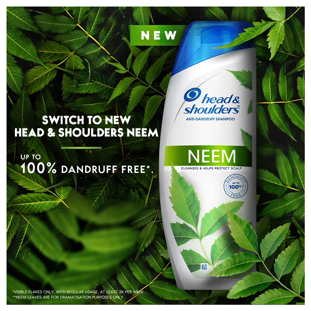 Is your sticky hair oil making it difficult to stick to your long weekend plans? Beat dandruff and jhanjhats of applying hair pack with the new Head&amp;Shoulders Neem. 
#headandshouldersneem #headandshoulders #nowwithneem #antidandruff #antidandruffshampoo