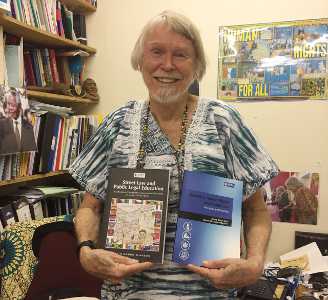 UKZN's tweet photo. Top Rated UKZN Researcher and Human Rights Activist Professor David McQuoid-Mason Celebrates 50 years in Academia

Advocating for social justice inspired by his meetings with Nelson Mandela.

Read More: https://t.co/AmFYUBFolG
#UKZN #MyUKZN https://t.co/C2JpjDDVkv