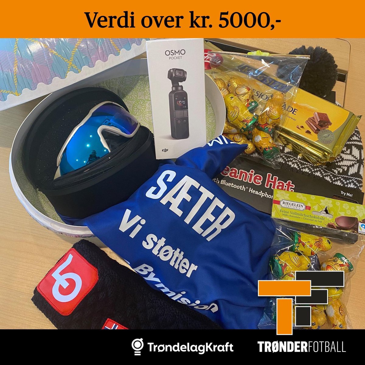 Vi feirer relanseringen av vår nye nettside i samarbeide med Trøndelag Kraft og kjører en konkurranse på vår facebookside der en påskegave verdi langt over 5000,- kan bli din⚽️🐣
