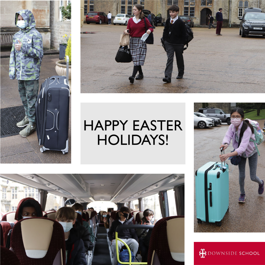 downsideschool's tweet photo. Adieu to our pupils as they leave for their Easter holidays. See you again soon!
#DownsideCommunity @downsideschool #somersetschool https://t.co/RdM2x5e3aC
