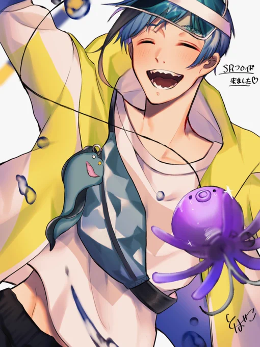 #twstファンアート 
フロイドくん来た記念??
公式さんありがとうございます✨✨ 