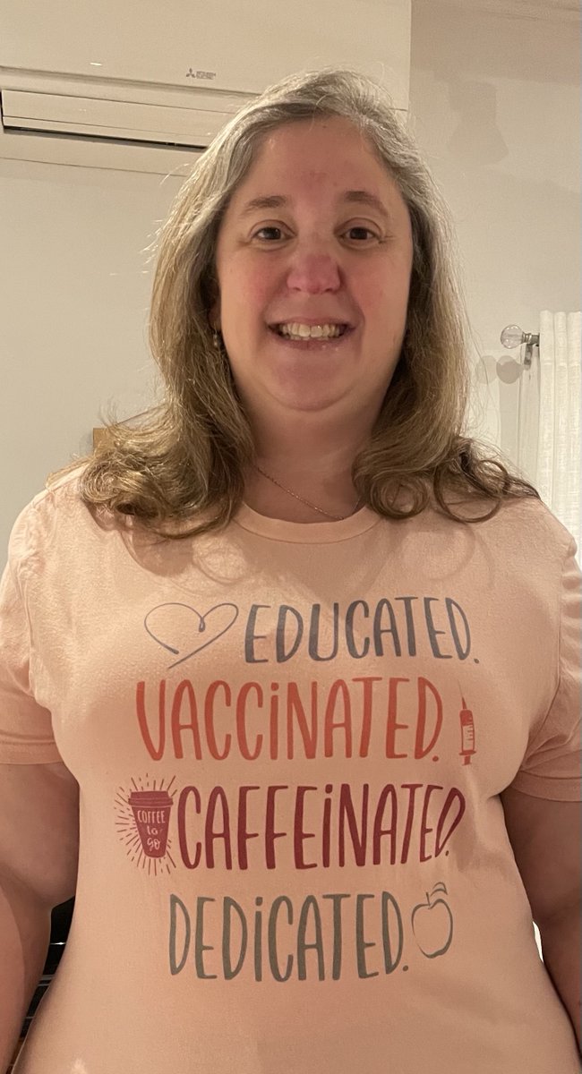 OG870Leaders's tweet photo. What a difference a year makes! I'm thrilled, today on day 122 of in-person learning I get my 2nd shot! My daughter said as I left, "mama I'm so proud of you - you're my hero!" Every first responder, teacher, front line worker, doctor and nurse are my heroes. #OGSBetterTogether https://t.co/qraUUm7ozY
