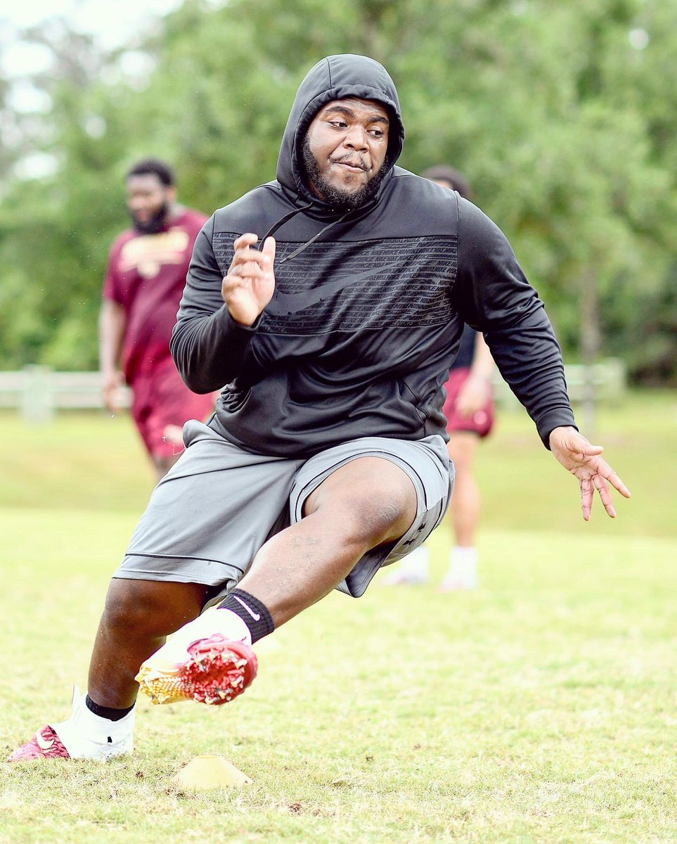 LeroyDavidLLC's tweet photo. Other times, the photo itself will spark the idea. Imagination is key. Sometimes you just have to think outside the box.

A defensive lineman practicing his technique OR a DJ dropping some mad beats?

A Buc celebrating after a play OR a swashbuckling pirate protecting his ship? https://t.co/miPd1cV9Fu