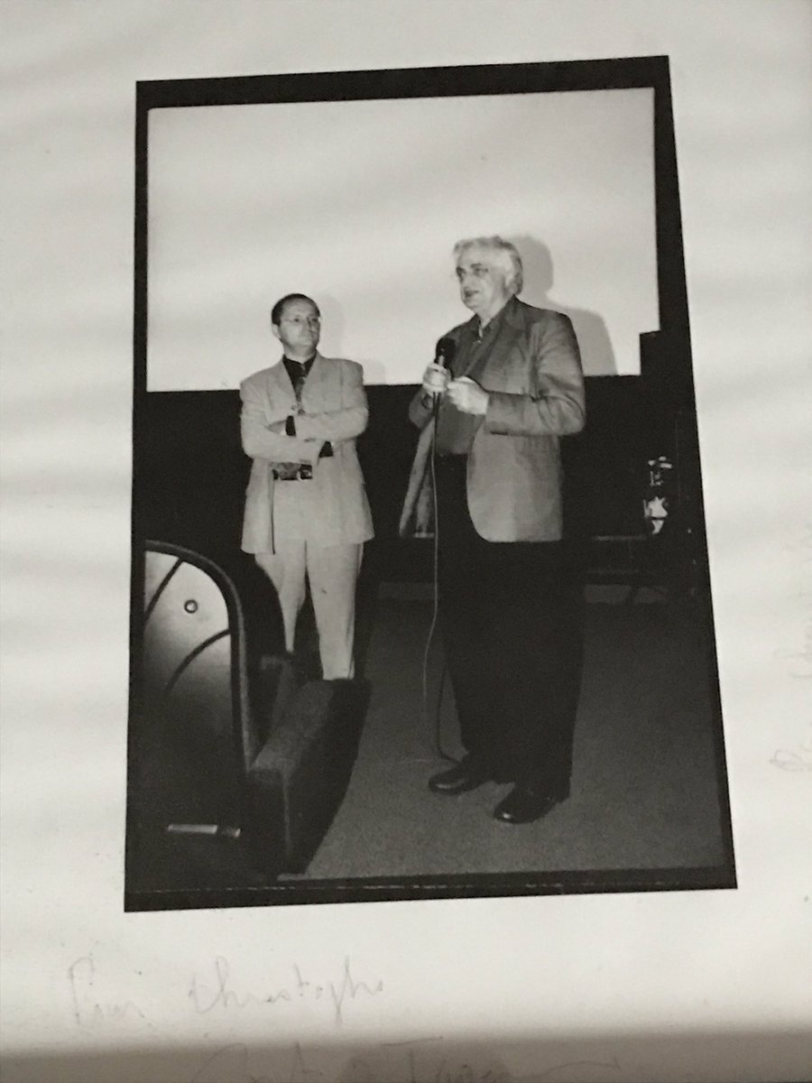 C’était un trésor national et un de mes héros ! Adieu #BertrandTavernier #cinemafrancais #institutlumiere