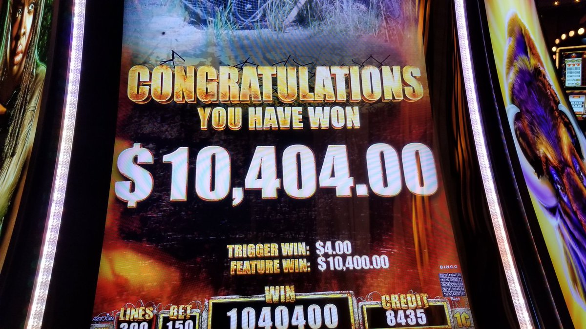 DeeDubGeorge's tweet photo. @BCSlots Wanted to share my Walking dead slot win with ya on a $1.50 Bet! (6,936× bet).  I enjoy your channel, keep up the fun vids. https://t.co/6LB97vwIl6