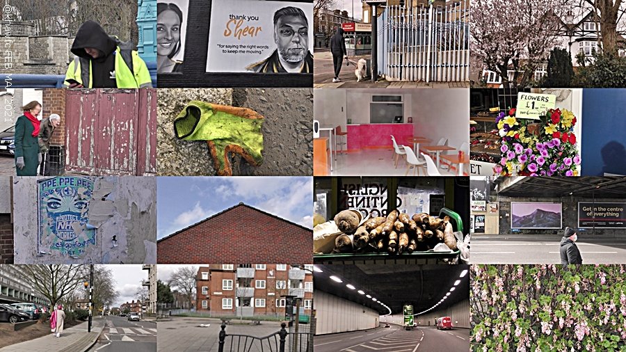 khawfc's tweet photo. Photo-#journal #Spring 2021 Part 1: #Photos taken on work-related journeys during #lockdown, around #London mainly #Poster caption reads 'Thank you Shear for saying the right words to keep me moving' https://t.co/4QnDDP7qvu