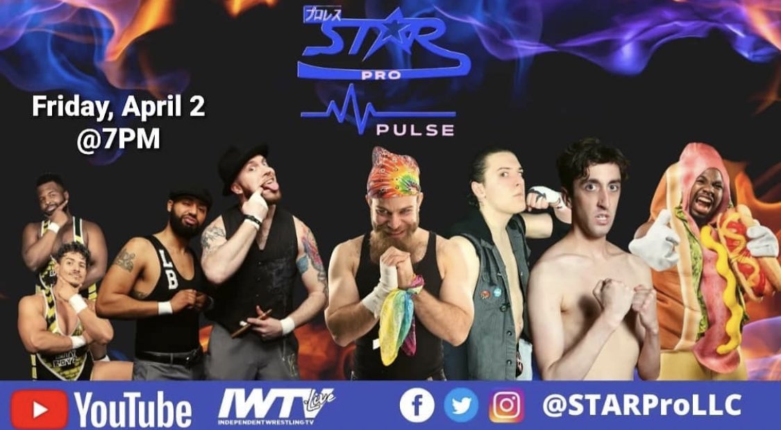HotDogStarkes's tweet photo. Don’t forget to tune in on #IWTV tonight at 7pm for @STARProLLC or As I like to call it STARkesPro ! #StarProPulse https://t.co/wg8NnvFzH7