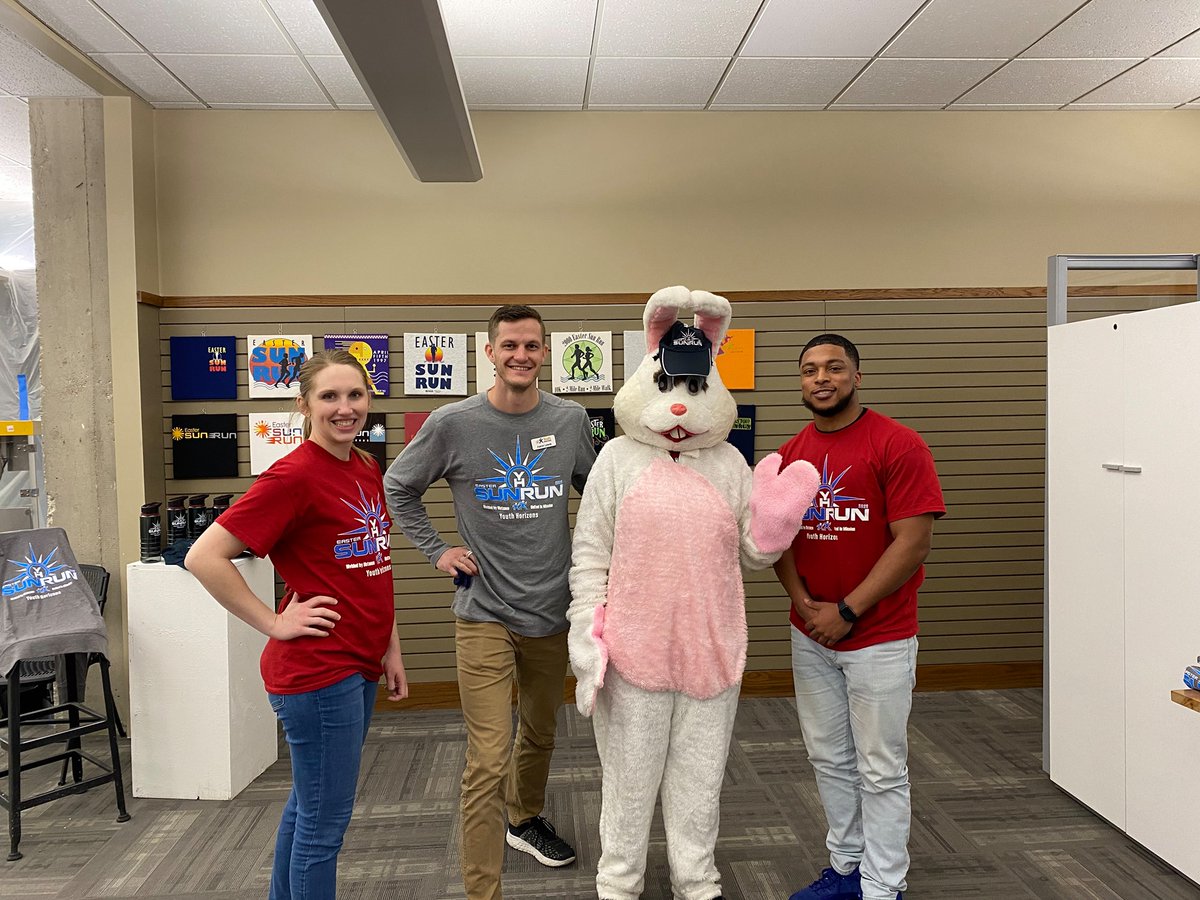 SWAG items for Easter Sun Run are still available. Receive $10 off when you Stop by Youth Horizons and purchase SWAG items.
