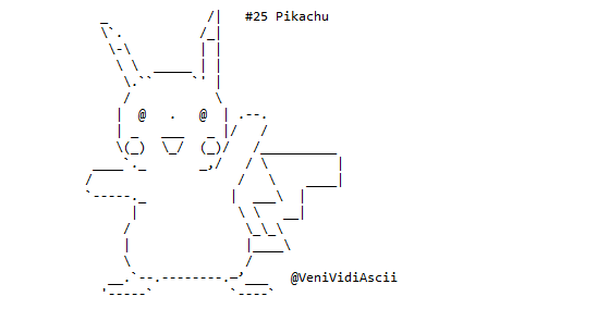 Veni, Vidi, ASCII on Twitter: 