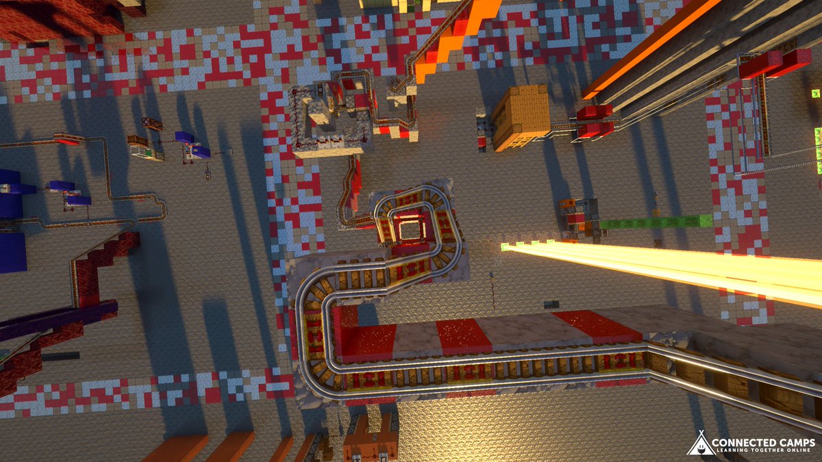 ConnectedCamps's tweet photo. We're amazed by these gorgeous screenshots taken by Counselor Jason of our Engineering event in #KidClub! Powered by redstone logic, our campers got a first hand experience of what it means to be a youth engineer.
Join us tomorrow at 1:30PM PST for a demo of our Builder's Club! https://t.co/hXNsoqC88A