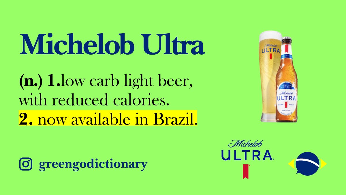 greengodict's tweet photo. 🇧🇷 FRIDAYED EDITION 🍻 A Michelob Ultra chegou no Brasil e agora a gente pode praticar o levantamento de copo low carb 🍺Deixa as calorias pros ovos de páscoa 🍫@michelobultrabr #fridayed #bebacommoderaçao *publi https://t.co/ZwY2EdlnJe