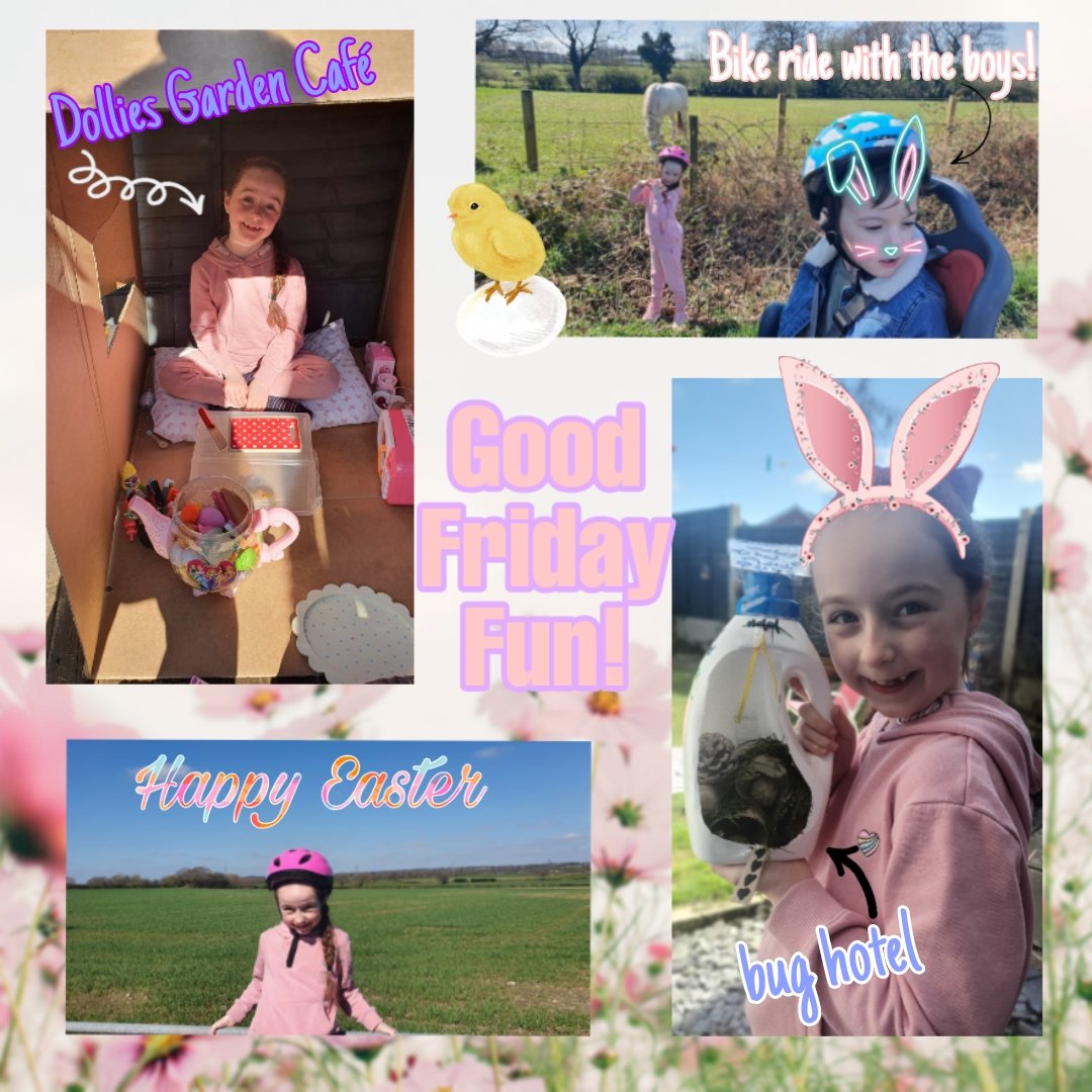 Happy Friday! 🐣🥚🌸🐰🚲🐞