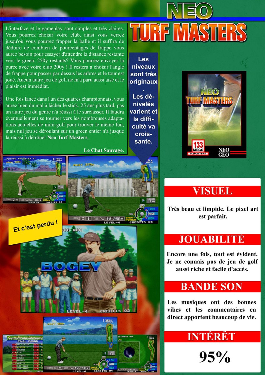 retro_mania_mag's tweet photo. Montez dans caddie direction le nouveau #test #retrogaming de #NeoTurfMasters sur #NeoGeo.
Il est disponible sur le site !
https://t.co/myjVClJL0p
#retrogamingfrance #retrogamingfr #retrogaming #retrocollection #français #SNK #golf #sport #nostalgie #videogames #jeuxvideo https://t.co/4Rcw1pnnOS