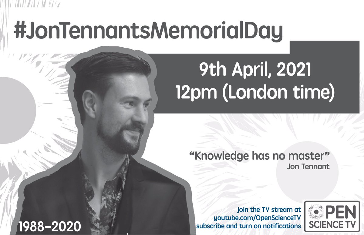 #JonTennantsMemorialDay <a href="/Protohedgehog/">Jon Tennant</a>