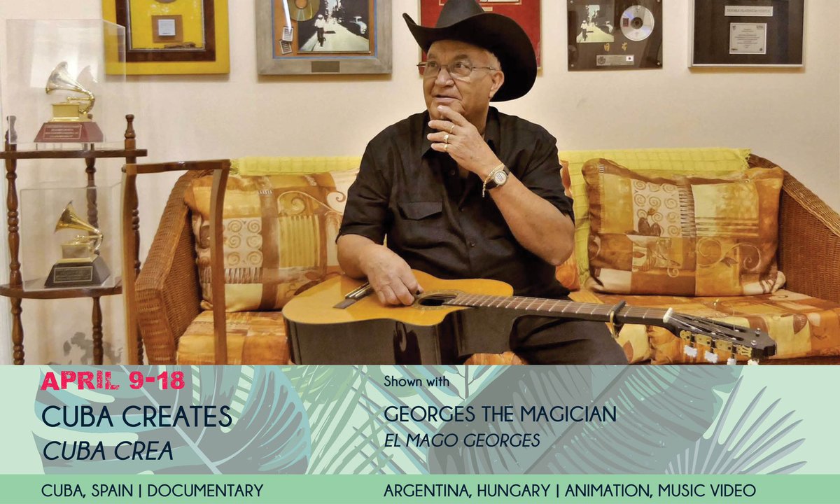 ChiLatinoFilm's tweet photo. Celebrating 500 years of Havana and the 75th anniversary of @Iberia_en’s first flight to Cuba, Eduardo Margareto Atienza’s documentary explores the ways the island, its people, its history and landscape have inspired and continue to inspire artists across all disciplines. #CLFF37 https://t.co/Lb0Bie50Ea