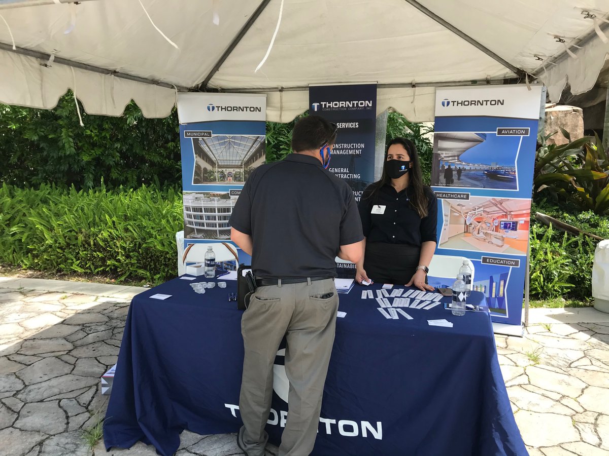 TCCIFlorida's tweet photo. The 2021 @abceastflorida General Contractor Showcase was a huge success! Our Thornton team had a great time networking with subcontractors and other guests.
#abcshowcase #generalcontractor #construction #sflconstruction #flconstruction https://t.co/r1wTW8xCoH