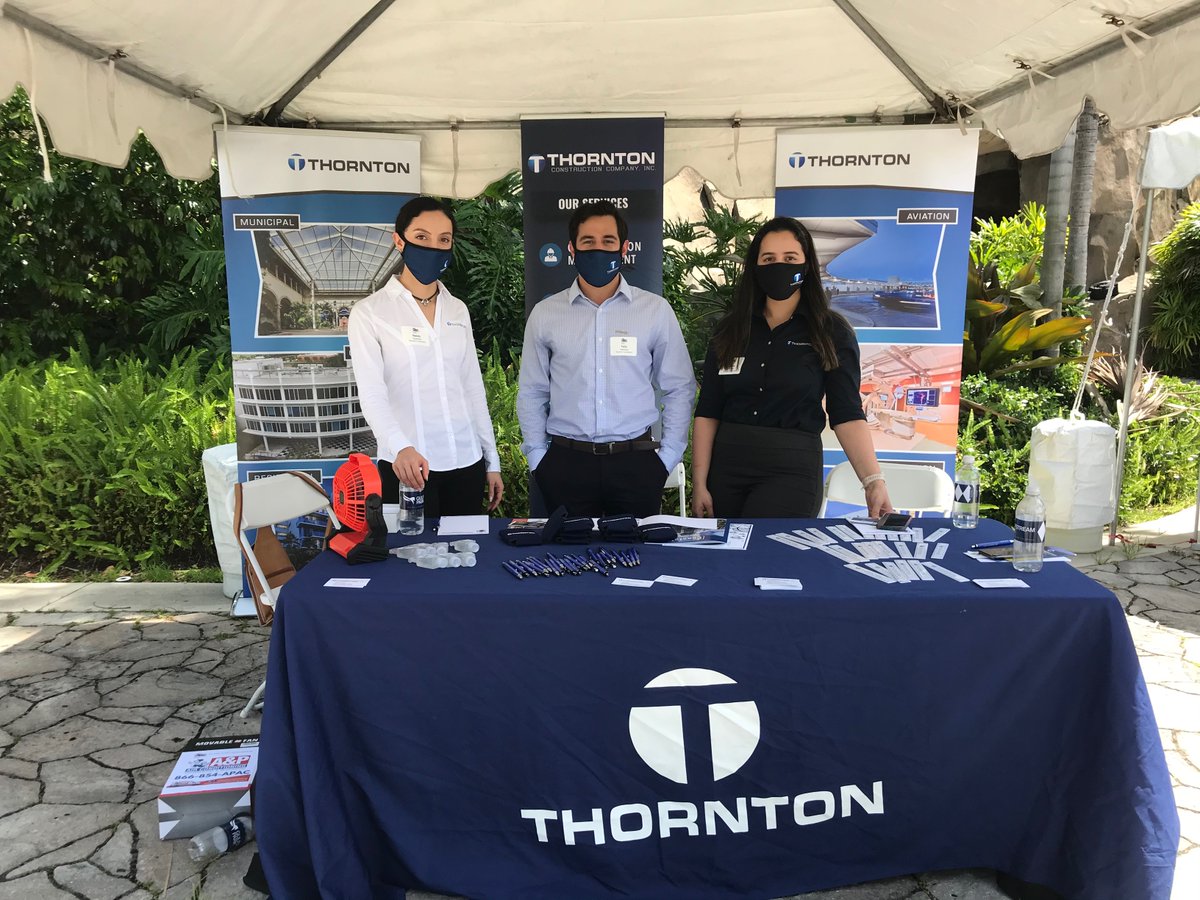 TCCIFlorida's tweet photo. The 2021 @abceastflorida General Contractor Showcase was a huge success! Our Thornton team had a great time networking with subcontractors and other guests.
#abcshowcase #generalcontractor #construction #sflconstruction #flconstruction https://t.co/r1wTW8xCoH