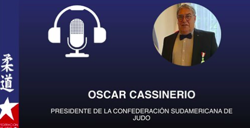 judochile's tweet photo. Oscar Cassinerio, Presidente de la Confederación Sudamericana de Judo, envía su afectuoso saludo para el Aniversario de la FEJUCHILE: 9 años de historia.

https://t.co/ZViRAs9SAU https://t.co/W73ncOZceE
