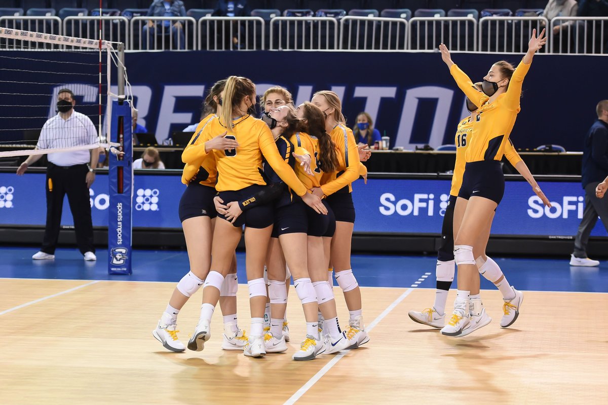 BIGEASTchamps's tweet photo. Old rivals will square off again for a #BIGEASTvb 🏆! 

@MarquetteVB 🆚 @CreightonVB 

Tomorrow at 12:30 ET / 11:30 CT on @FS1. https://t.co/w7c4Ky28wm
