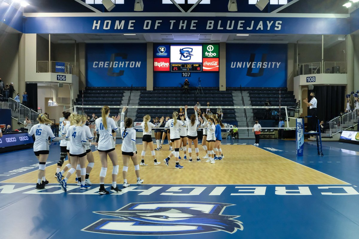 BIGEASTchamps's tweet photo. Old rivals will square off again for a #BIGEASTvb 🏆! 

@MarquetteVB 🆚 @CreightonVB 

Tomorrow at 12:30 ET / 11:30 CT on @FS1. https://t.co/w7c4Ky28wm