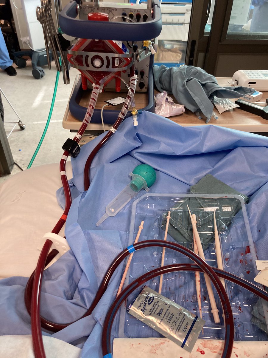 drmwarner's tweet image. We used this portable heart-lung machine as salvage therapy in a younger patients whose lungs had been damaged by #COVID. 

Until @ongov provides essential workers with #PaidSickDays, workplace protection &amp;amp; access to vaccinations, this machine will continue to be used.