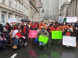 CordellForNY's tweet photo. On Wednesday I joined the people in the streets marching to demand fair housing. Market rents, greed, and harassment are pushing out tenants during a pandemic-induced crisis. I call on the State Legislature to approve this crucial tenant relief package. #HAVP @Met_Council https://t.co/Z4YCgaJOlq