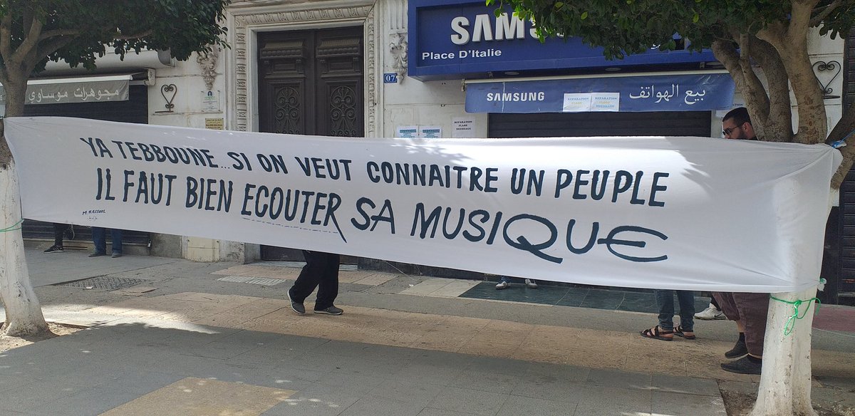 BoudourSaid's tweet photo. Ya tebboune di on veut connaître un peuple 
Il faut bien écouter sa musique 
V111 alger https://t.co/TtesfkP40W