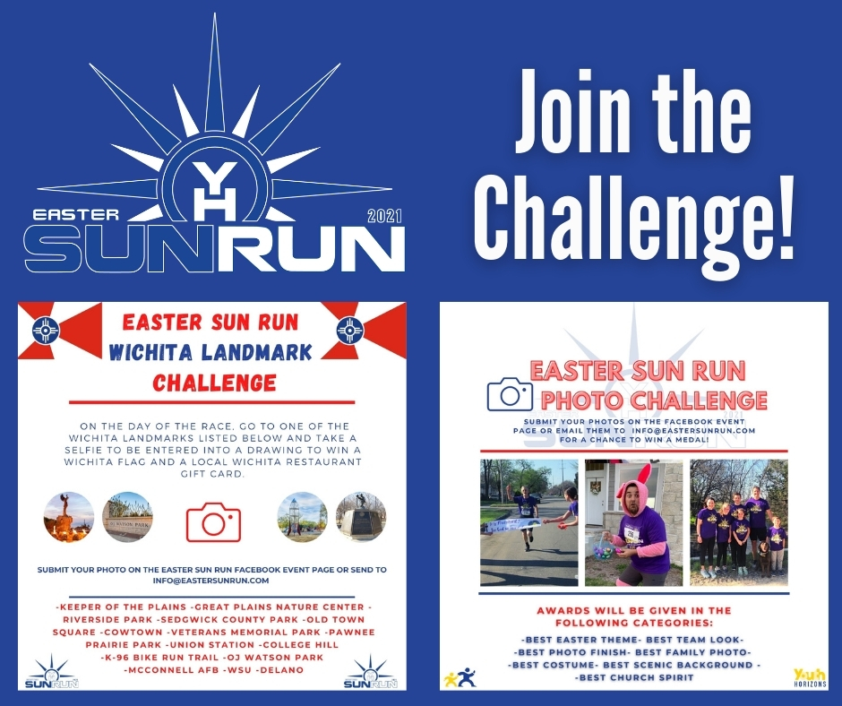 The 2021 Easter Sun Run week is here. If you plan to participate in the Photo Challenge or the Landmark Challenge, please make sure to submit photos to our Easter Sun Run Facebook page or email them to Info@eastersunrun.com. Winners will be announced Friday, April 9.