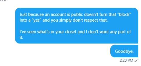 FairsInfoCenter's tweet photo. I take over most interactions. 

I don't have respect for a racist, transbaiting, homophobic, manipulative, lying, piece of garbage. 

You aren't forgiven because I've seen "everything" you've done to people behind the scenes and in public. 

You are cancer, Rachel. - Zack https://t.co/2fLjEl7SQU
