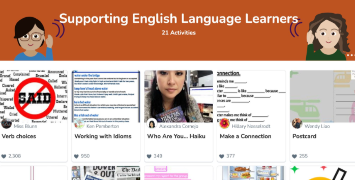 Seesaw's tweet photo. Have you explored our activity collection on Supporting English Language Learners? 

Check it out here: https://t.co/36EXhybxFx https://t.co/pMiSGO7c7c