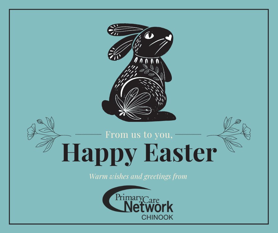 Happy Easter! We hope everyone enjoys the long weekend!