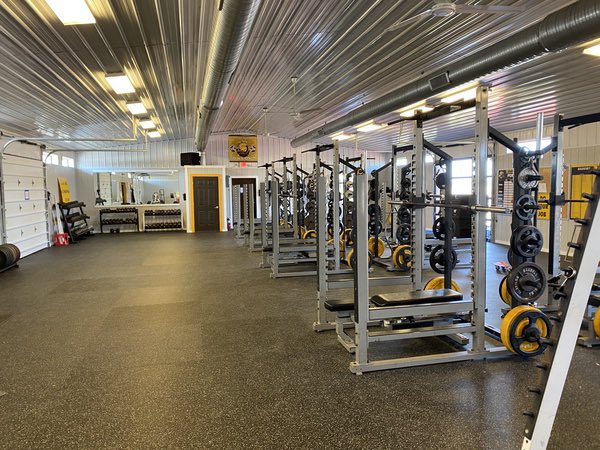 Weight room floor installed and ready to go for Monday. Thank you players for making it happen!