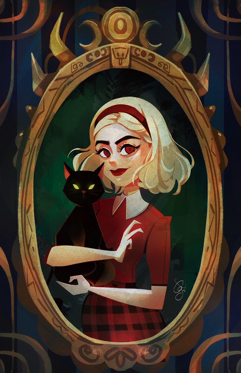 Ceshira's tweet photo. It’s Aries season. 🔥 #ChillingAdventuresofSabrina https://t.co/2jTvqjkl3T