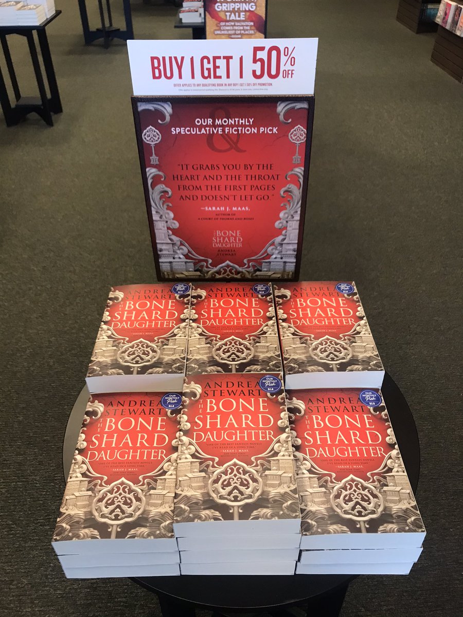 BNfayar's tweet photo. New Picks of the Month for April have officially landed in store! With great deals comes great responsibility... to read some new great books! #bnfayar #barnesandnoble #picksofthemonth #new https://t.co/OawWEGCw65