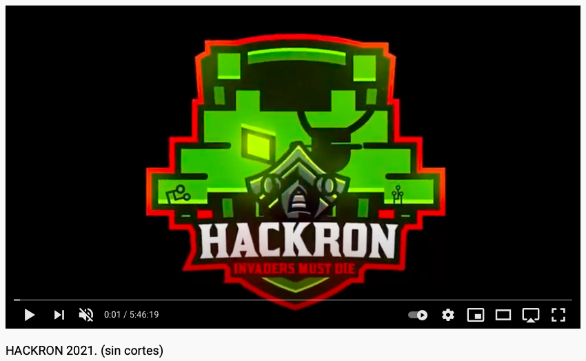 Hackr0n's tweet photo. #Hackron2021 versión sin cortes sin incidencias en https://t.co/E14cFMuM8h https://t.co/kcBSGEP4Uf