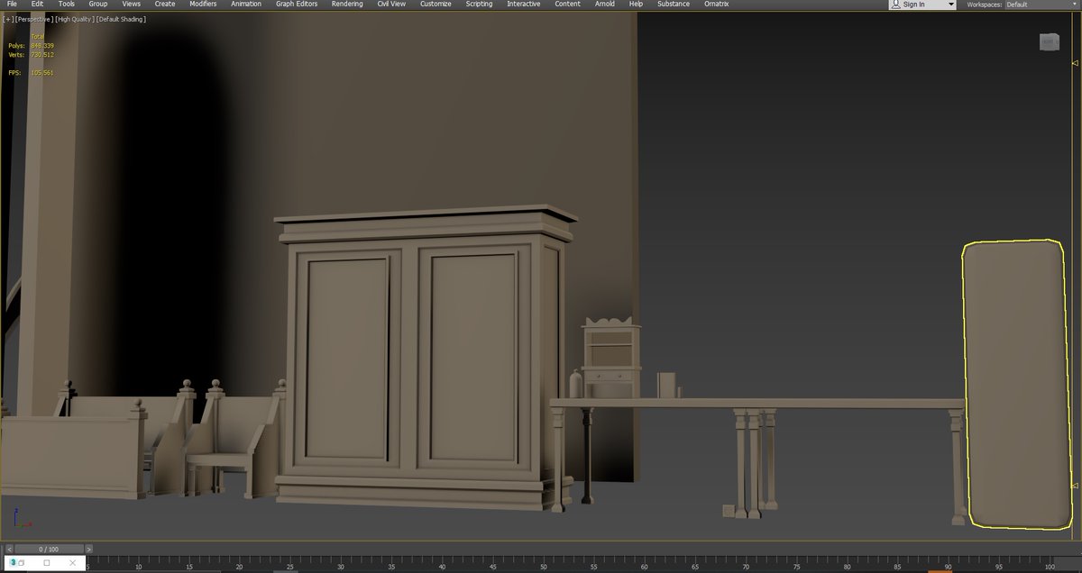 Neil_fssq's tweet photo. the result of my stream for today \o/ I started to make the furnitures for the inside and here some close up for you :) #3D #3Dmodeling #3DSMAX #vray #lvldesign #3darchitecture #3dmodular https://t.co/I0h8Up6LRq