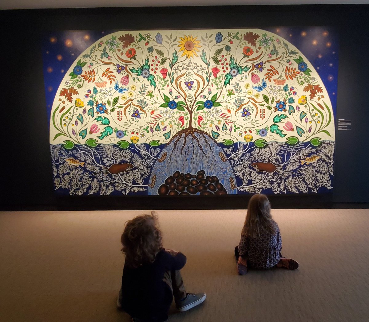 NearSideSays's tweet photo. Feeling incredibly lucky that we got to see @christibelcourt's exhibit at the @mcacgallery. Stunning work.  #waterislife https://t.co/SGu3RNDHNA